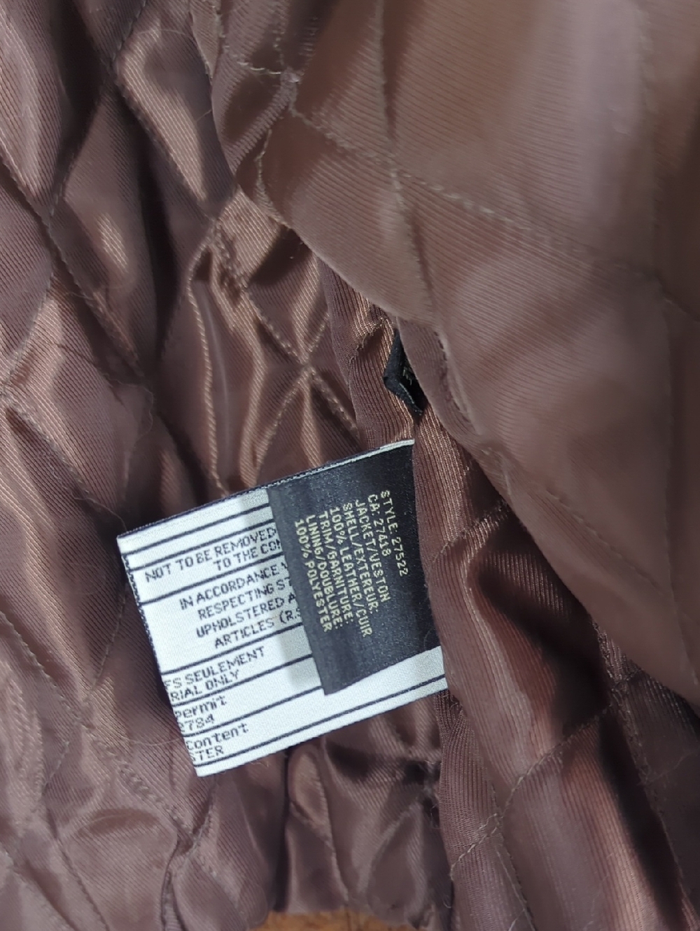 Vintage Brown Leather Bomber Jacket Aviator Pilot Style Distressed Patch Detail - Picture 9 of 10